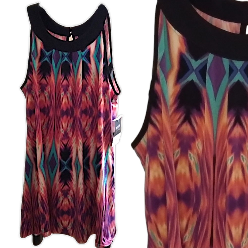 Nicole Miller ombre tank top or shell